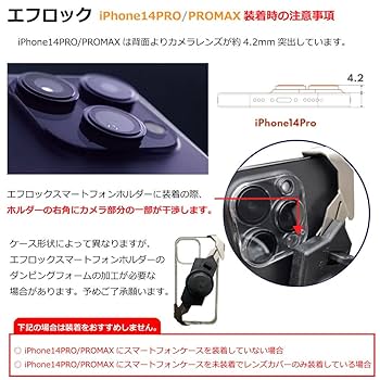 Amazon.co.jp: 盗難防止機能搭載 スマホホルダー クランプ